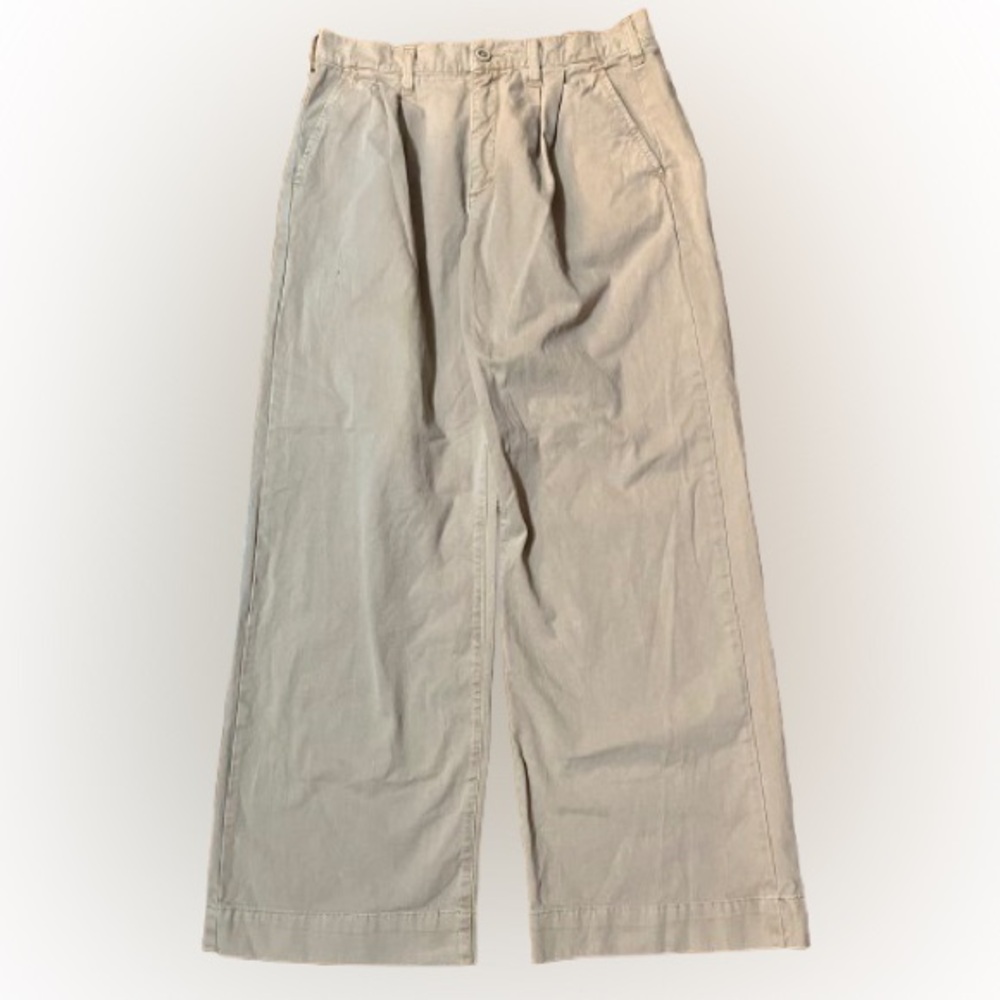Pistola Wide Leg Khaki Trouser Pants Size 29P